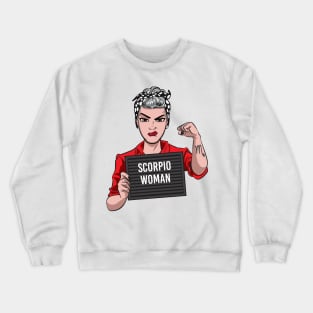 Scorpio Woman Crewneck Sweatshirt